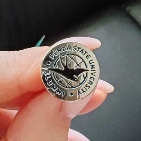 Сувенирный значок для Пензенского Государственного Университета